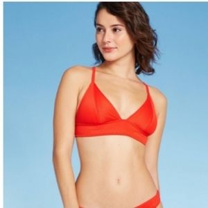 Juniors' Ribbed Triangle Bikini Top - Xhilaration